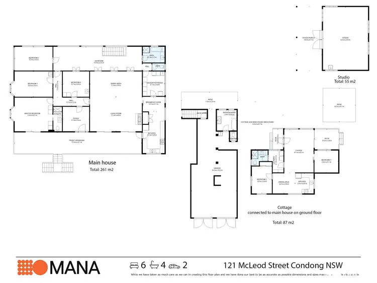 Floorplan of Homely house listing, 121 Mcleod St, Condong NSW 2484
