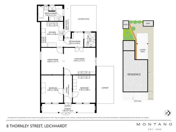 Floorplan of Homely house listing, 8 Thornley Street, Leichhardt NSW 2040