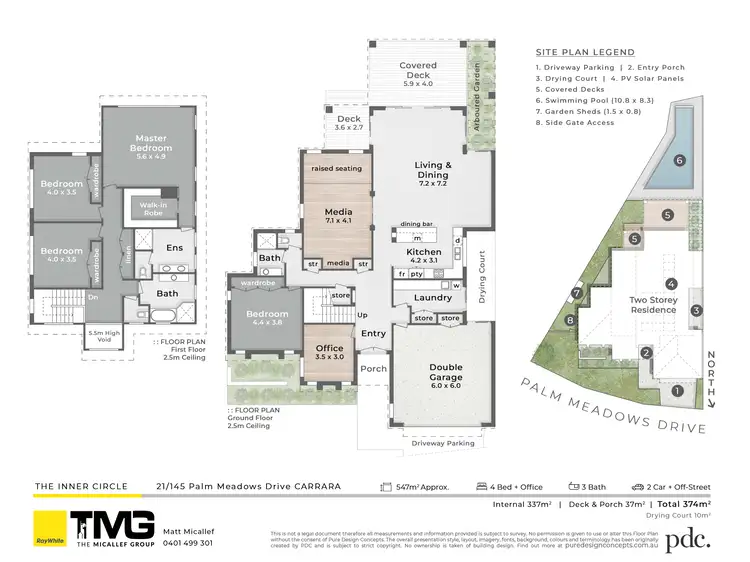 Floorplan of Homely house listing, 21/145 Palm Meadows Drive, Carrara QLD 4211