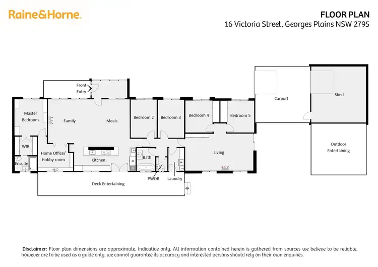 Floorplan of Homely house listing, 16 Victoria Street, Georges Plains NSW 2795
