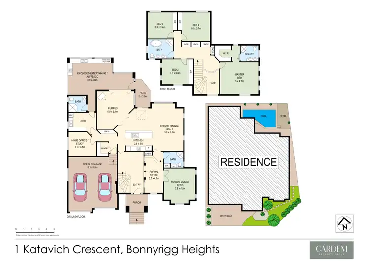 Floorplan of Homely house listing, 1 Katavich Crescent, Bonnyrigg Heights NSW 2177