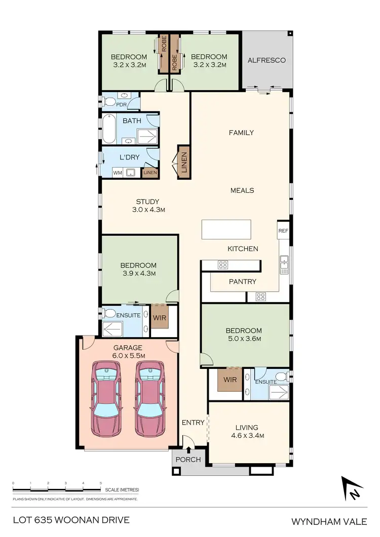 Floorplan of Homely house listing, 12 Woonan Dr, Wyndham Vale VIC 3024