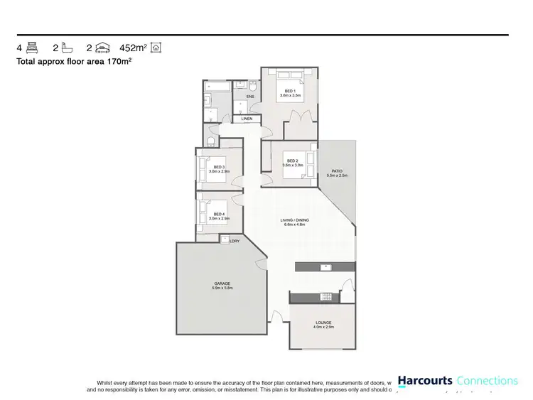 Floorplan of Homely house listing, Address available on request