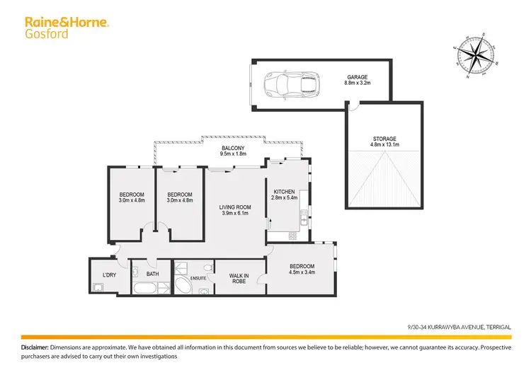 Floorplan of Homely apartment listing, 9/30-34 Kurrawyba Avenue, Terrigal NSW 2260