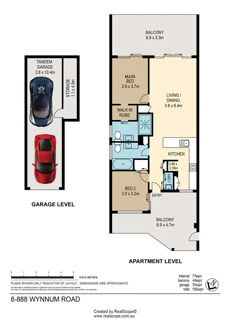 Floorplan of Homely unit listing, 6/888 Wynnum Road, Cannon Hill QLD 4170
