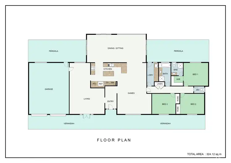 Floorplan of Homely house listing, 76 Rain Lover Court, Darling Downs WA 6122