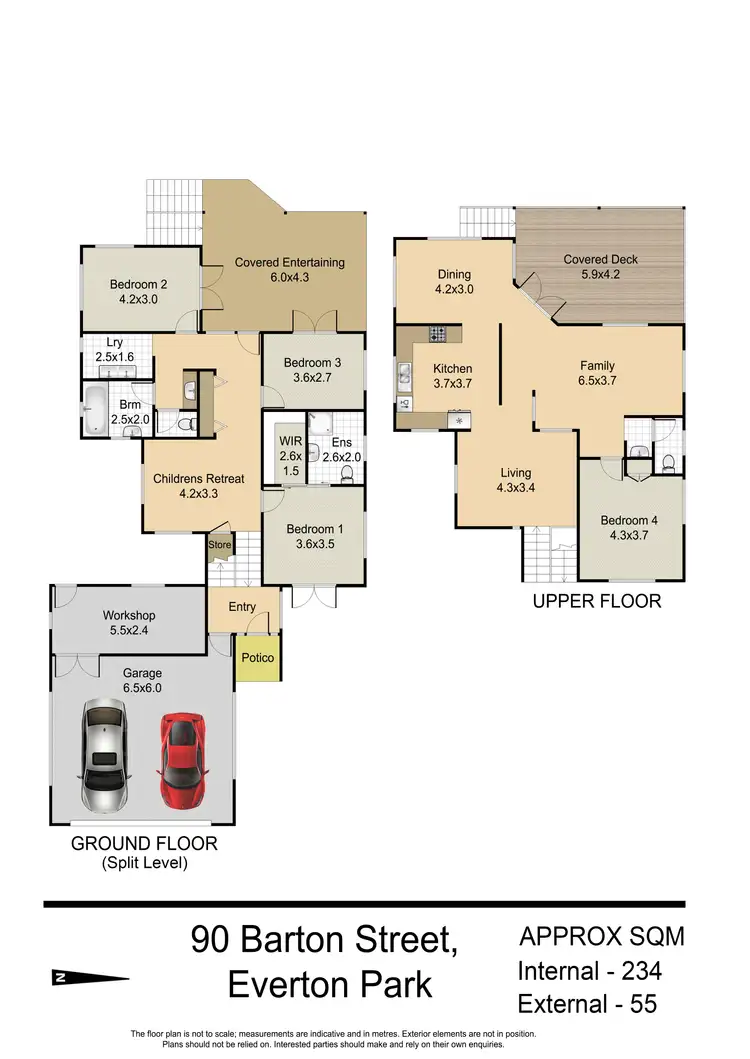 Floorplan of Homely house listing, 90 Barton Street, Everton Park QLD 4053