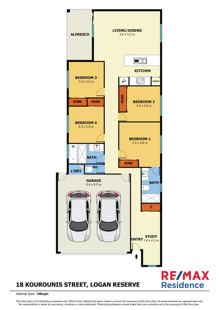 Floorplan of Homely house listing, 18 Kourounis Street, Logan Reserve QLD 4133
