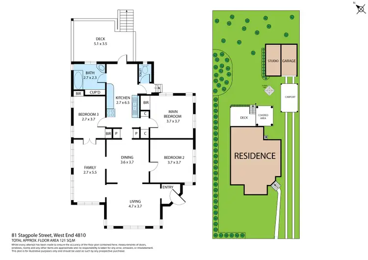 Floorplan of Homely house listing, 84 Stagpole Street, West End QLD 4810