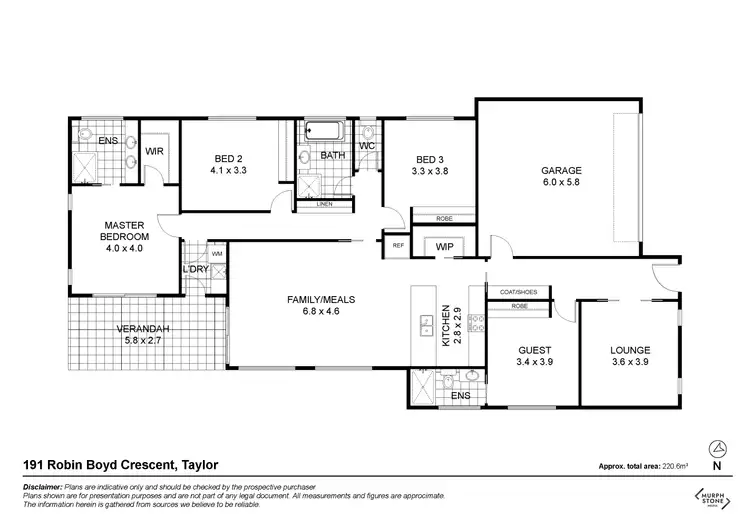 Floorplan of Homely house listing, 191 Robin Boyd Crescent, Taylor ACT 2913