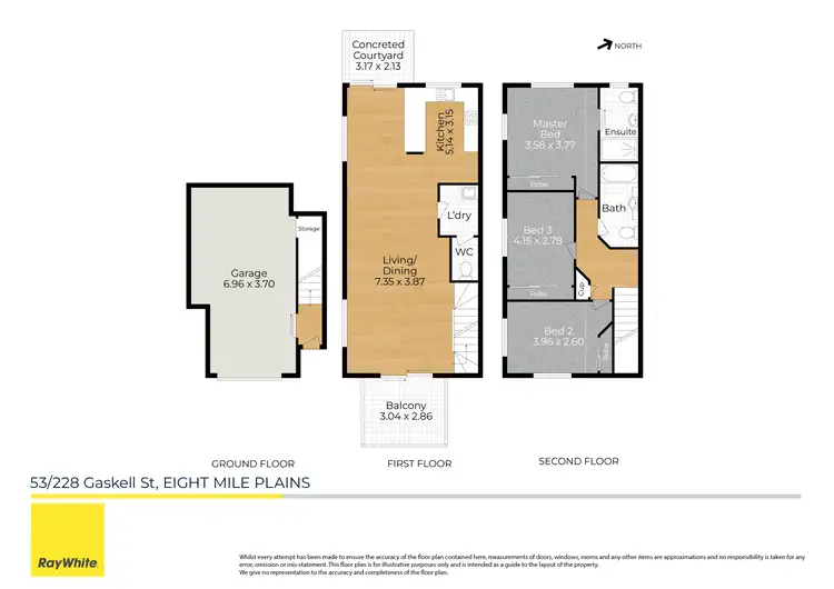 Floorplan of Homely townhouse listing, 53/228 Gaskell Street, Eight Mile Plains QLD 4113