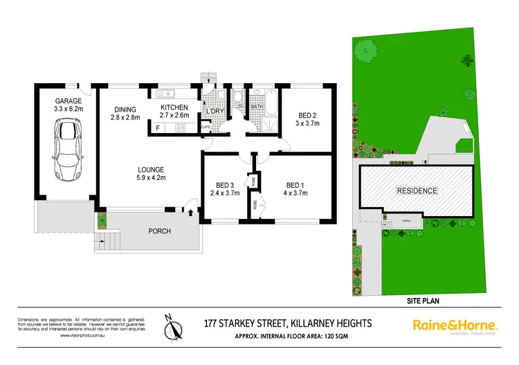 Floorplan of Homely house listing, 177 Starkey Street, Killarney Heights NSW 2087