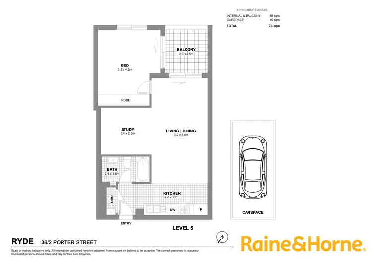Floorplan of Homely apartment listing, 36/2 Porter Street, Ryde NSW 2112