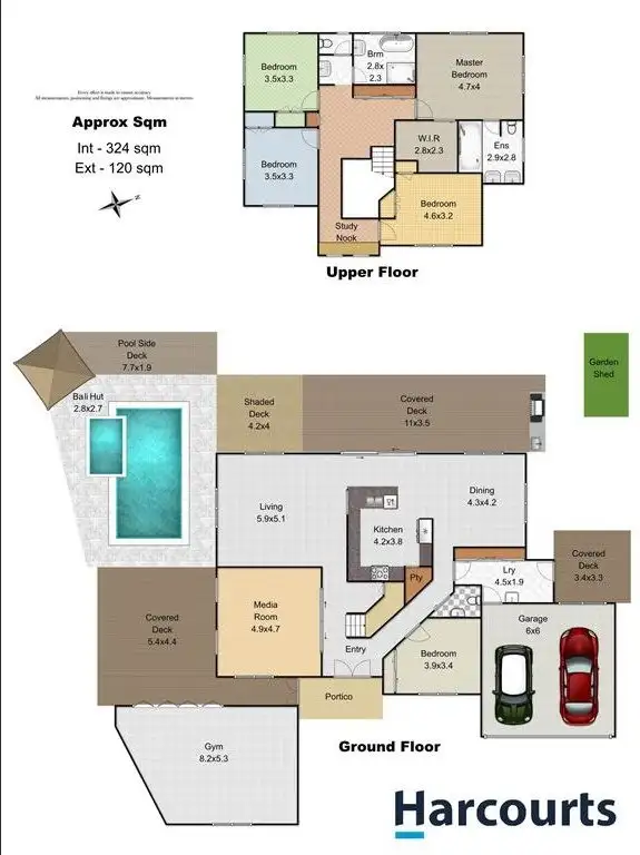 Floorplan of Homely house listing, 27 Cienna Place, Bridgeman Downs QLD 4035