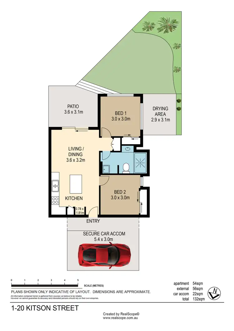 Floorplan of Homely unit listing, 1/20 Kitson Street, Morningside QLD 4170