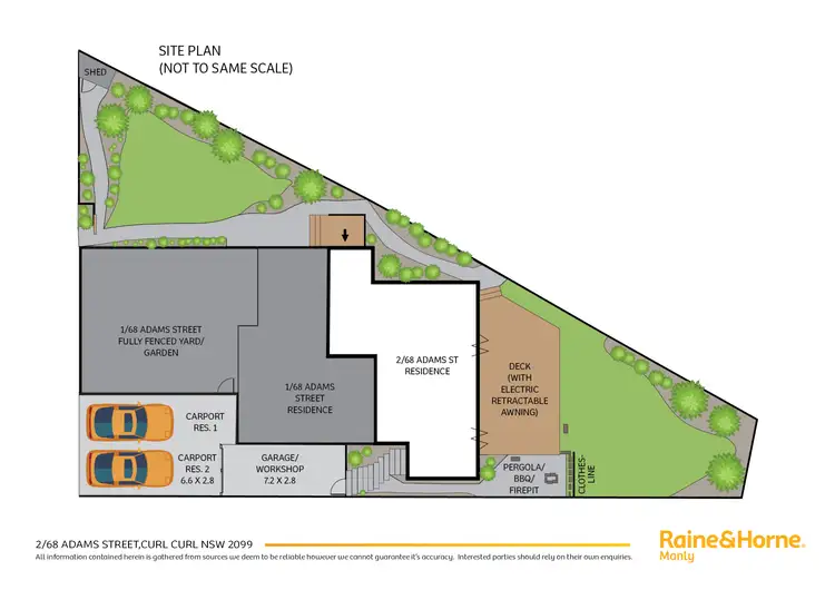 Floorplan of Homely house listing, 2/68 Adams Street, Curl Curl NSW 2096