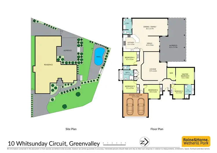 Floorplan of Homely house listing, 10 Whitsunday Circuit, Green Valley NSW 2168