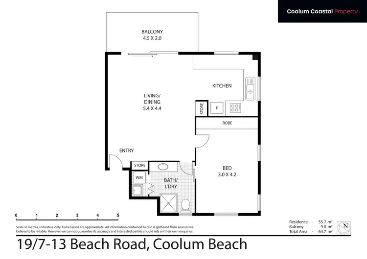 Floorplan of Homely unit listing, 19/7-13 Beach Road, Coolum Beach QLD 4573