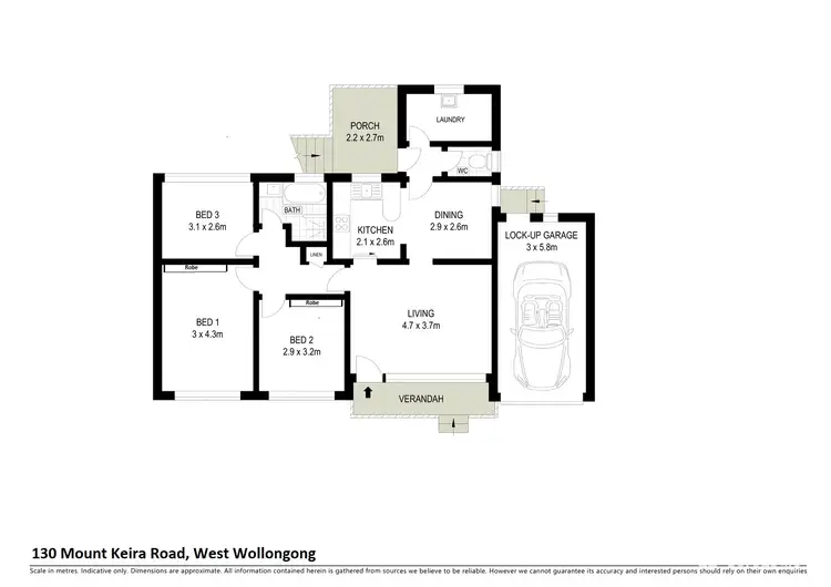 Floorplan of Homely house listing, 130 Mount Keira Road, West Wollongong NSW 2500