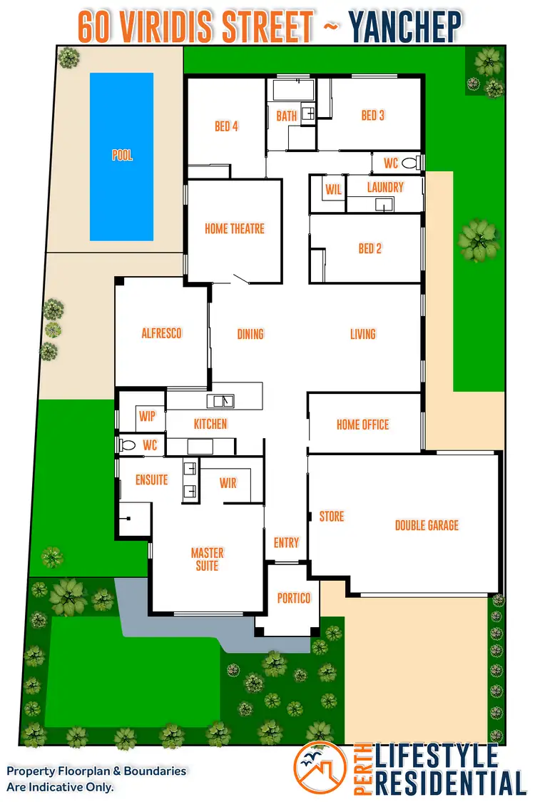 Floorplan of Homely house listing, 60 Viridis Street, Yanchep WA 6035