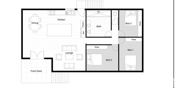 Floorplan of Homely house listing, 53 Poinciana Street, Cranbrook QLD 4814