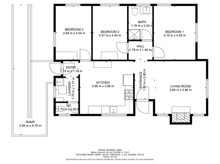 Floorplan of Homely house listing, 11 Palmer Crescent, Merrigum VIC 3618