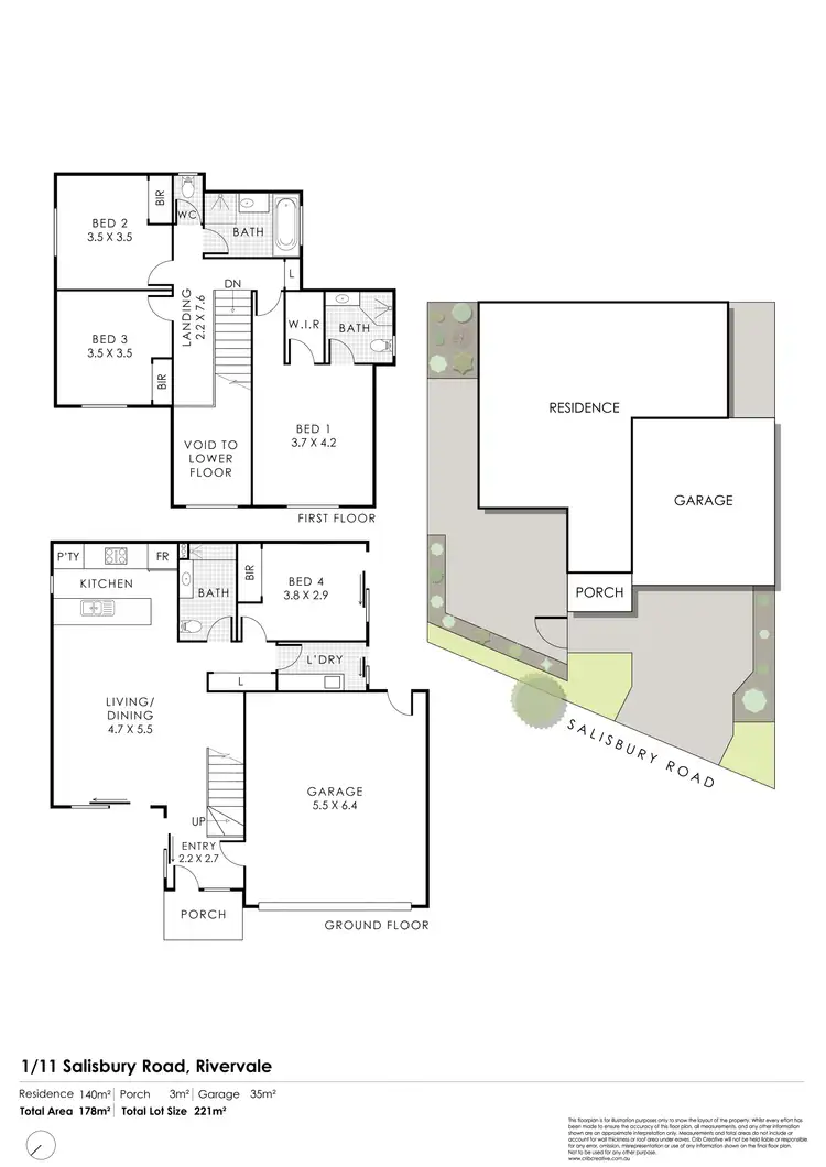 Floorplan of Homely house listing, 1/11 Salisbury Road, Rivervale WA 6103