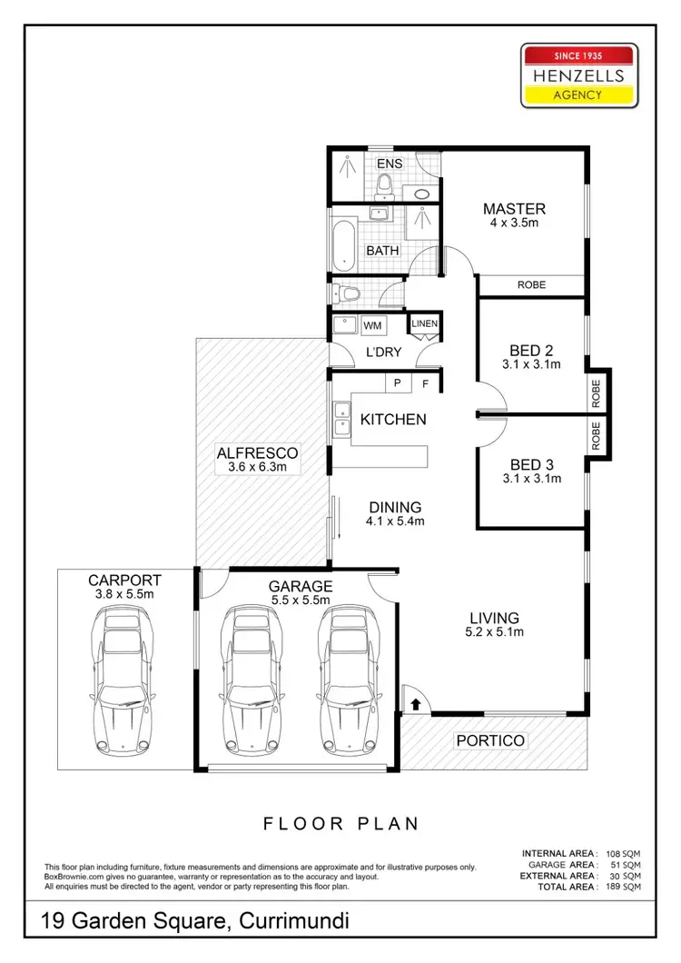 Floorplan of Homely house listing, 19 Gardens Square, Currimundi QLD 4551