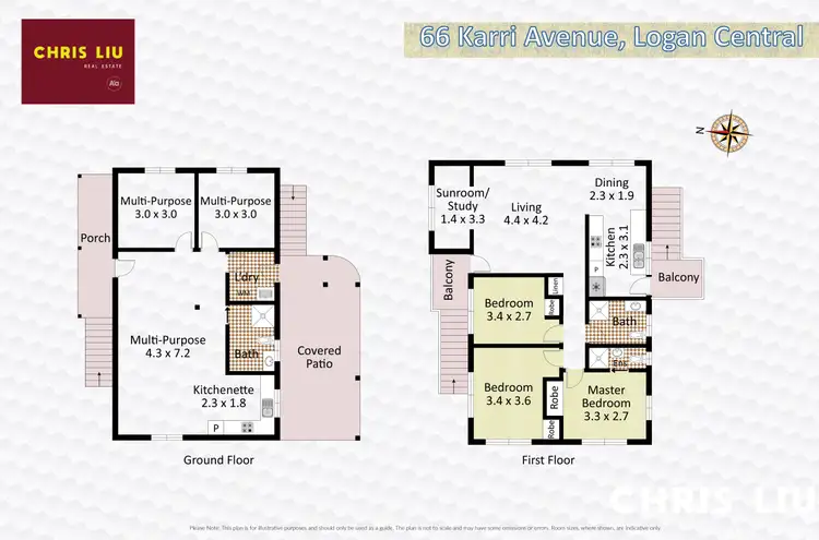 Floorplan of Homely house listing, 66 Karri Avenue, Logan Central QLD 4114