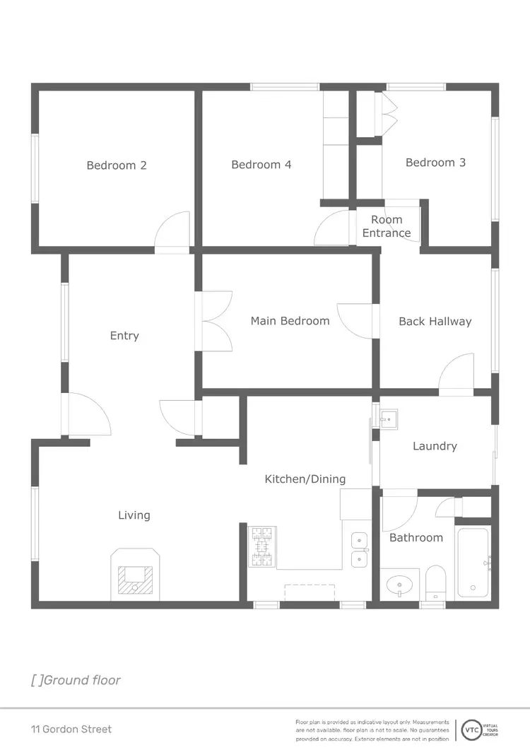 Floorplan of Homely house listing, 11 Gordon Street, Mullingar WA 6430