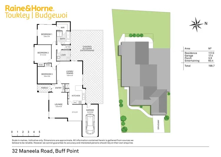Floorplan of Homely house listing, 32 Maneela Road, Buff Point NSW 2262