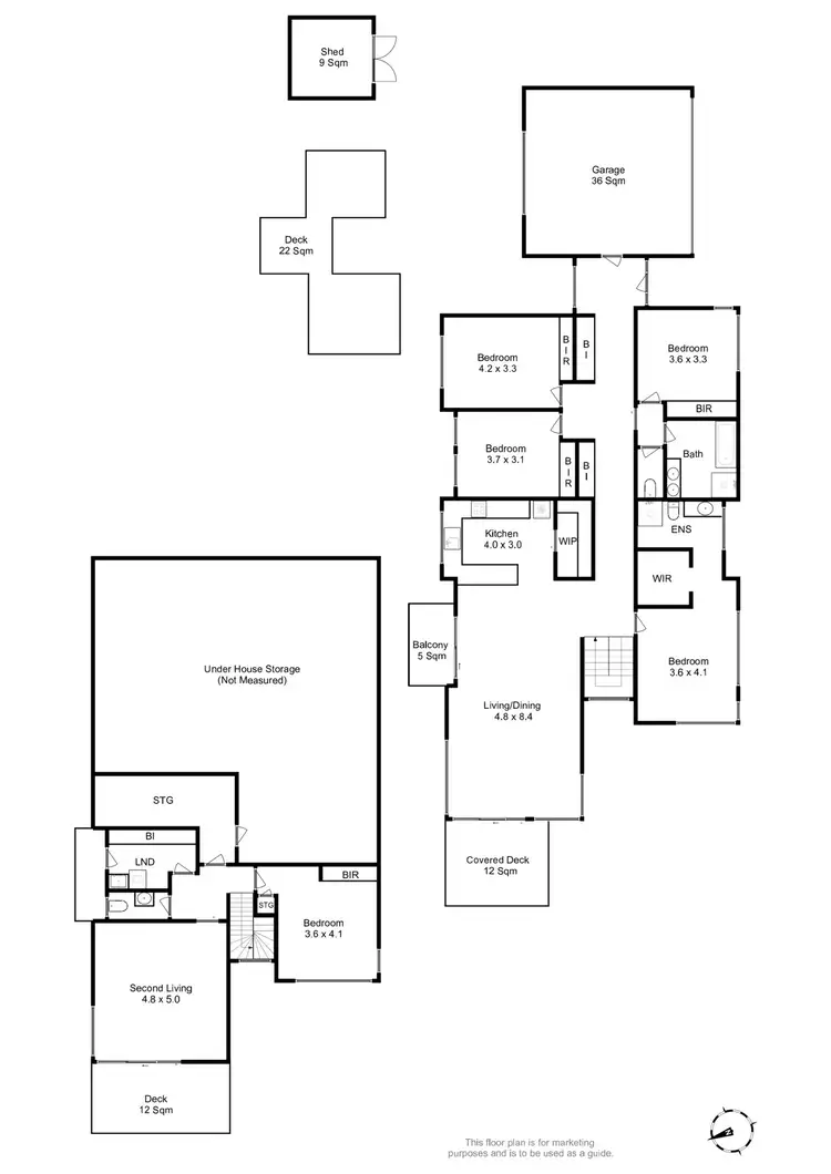 Floorplan of Homely house listing, 1 Endeavour Court, Tranmere TAS 7018