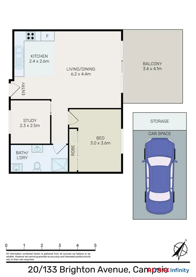 Floorplan of Homely apartment listing, 20/133 Brighton Avenue, Campsie NSW 2194