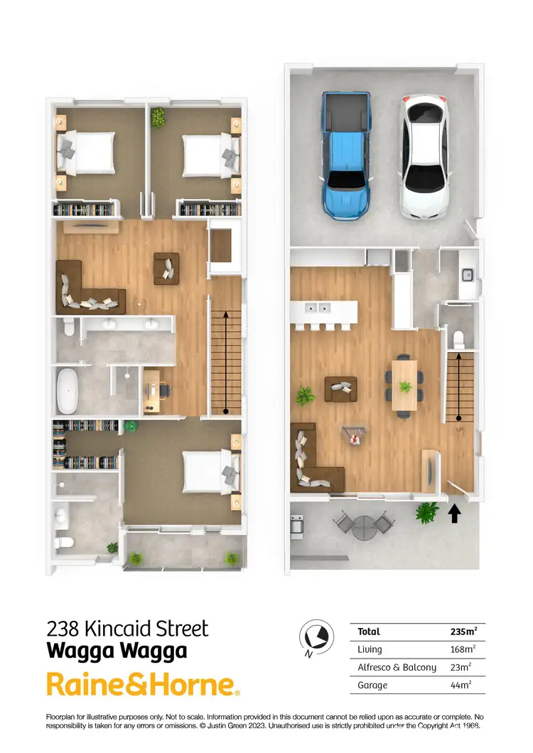 Floorplan of Homely townhouse listing, 238 Kincaid Street, Wagga Wagga NSW 2650