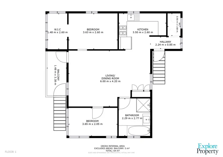 Floorplan of Homely house listing, 185 Elphinstone Street, Berserker QLD 4701