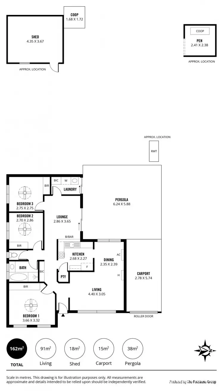 Floorplan of Homely house listing, 8 Warburton Drive, Woodcroft SA 5162
