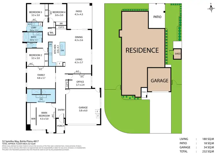 Floorplan of Homely house listing, 52 Spinifex Way, Bohle Plains QLD 4817