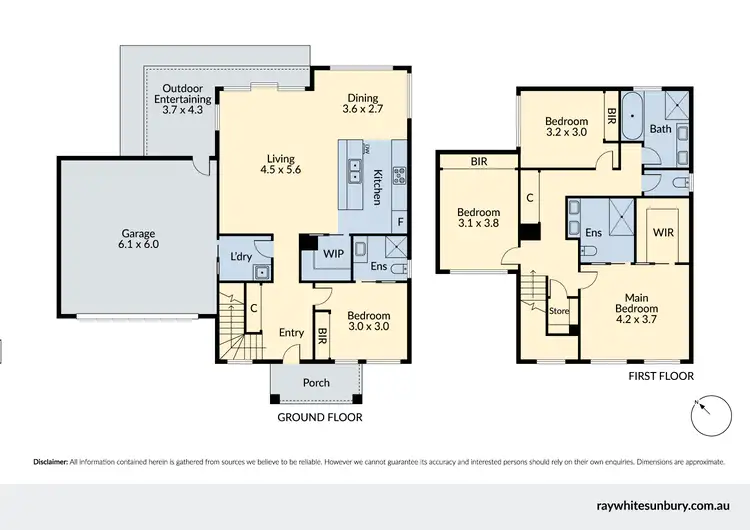 Floorplan of Homely house listing, 104 Rosenthal Boulevard, Sunbury VIC 3429