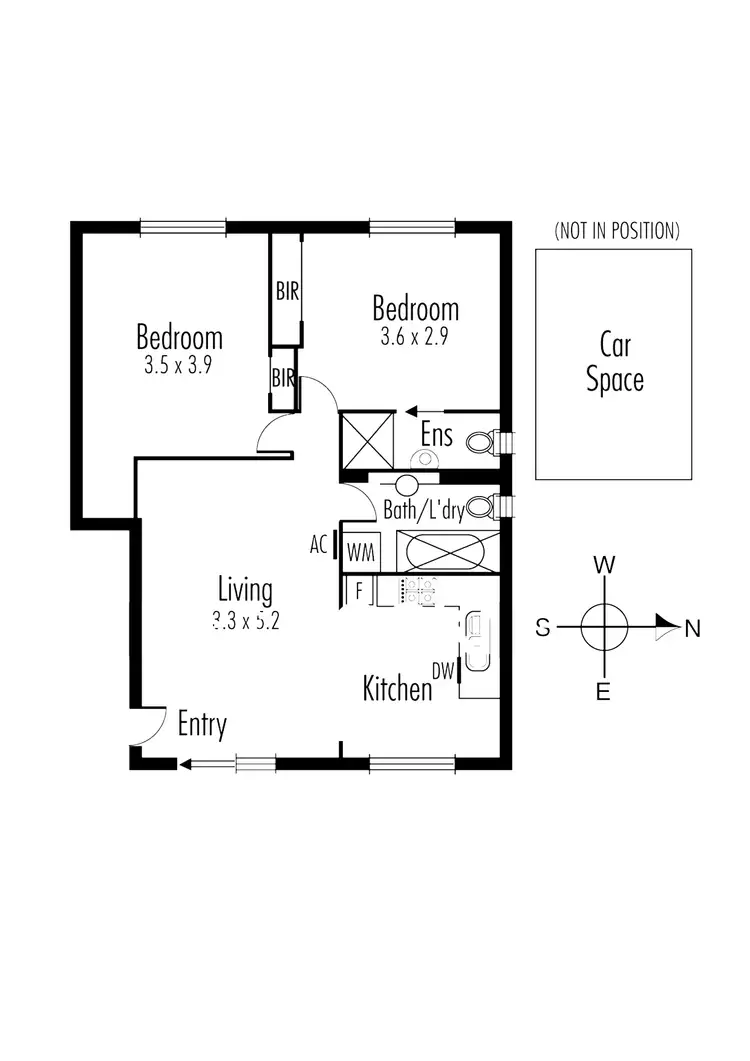 Floorplan of Homely block of units listing, 6/1798 Dandenong Road, Clayton VIC 3168