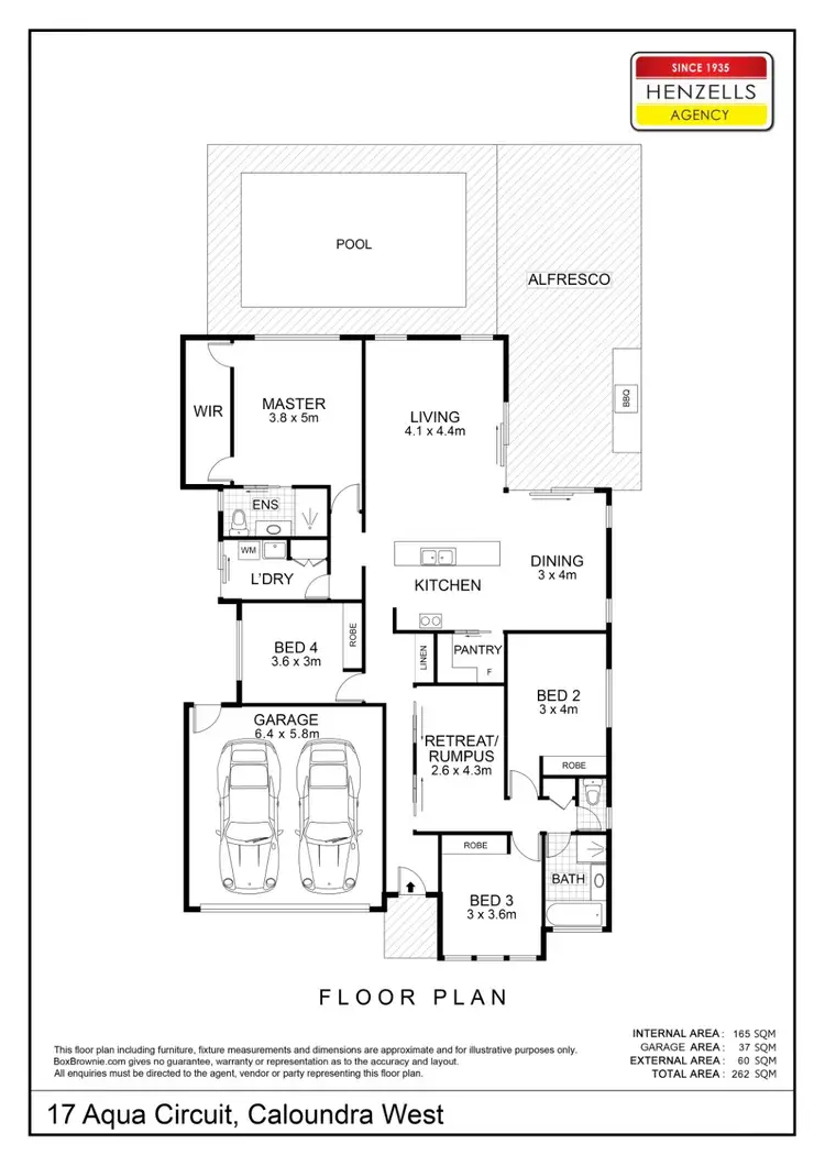 Floorplan of Homely house listing, 17 Aqua Circuit, Caloundra West QLD 4551