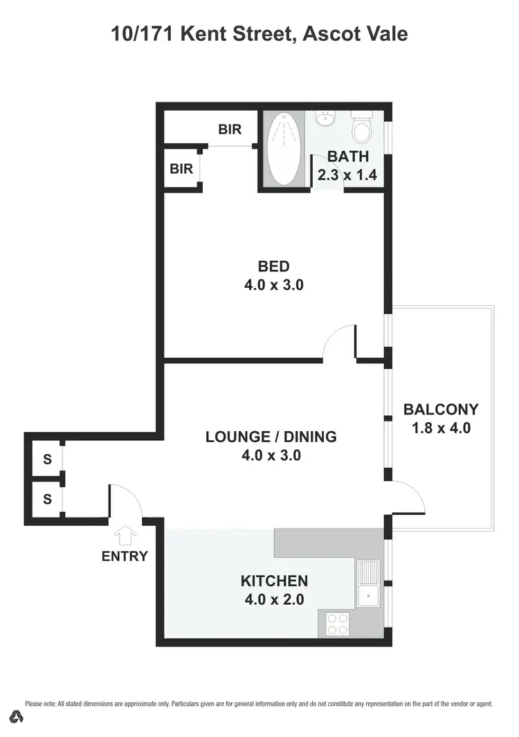 Floorplan of Homely apartment listing, 10/171 Kent Street, Ascot Vale VIC 3032