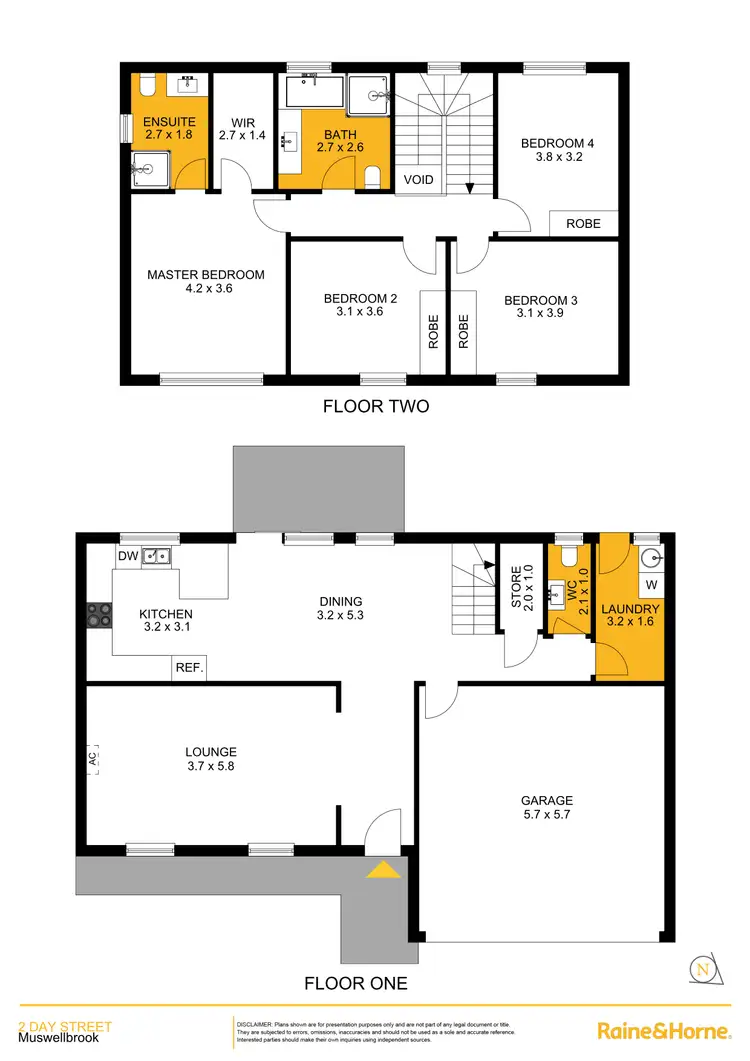 Floorplan of Homely house listing, 2 Day Street, Muswellbrook NSW 2333