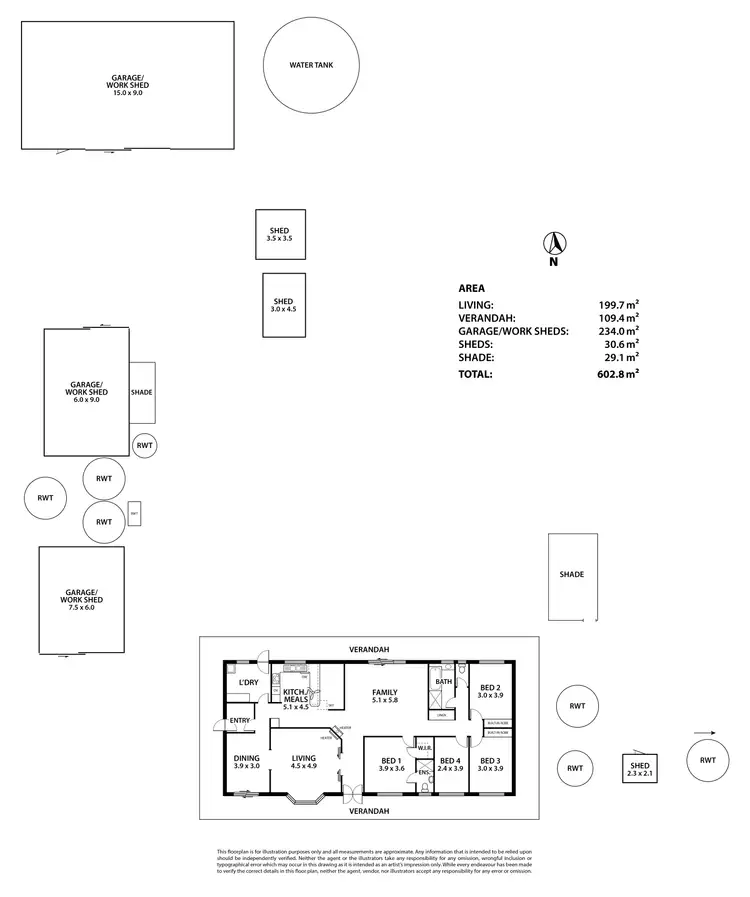 Floorplan of Homely house listing, 673 Langhorne Creek Road, Strathalbyn SA 5255