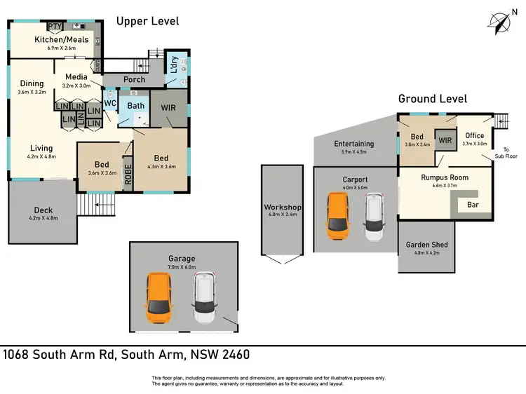 Floorplan of Homely house listing, 1068 South Arm Road, South Arm NSW 2460