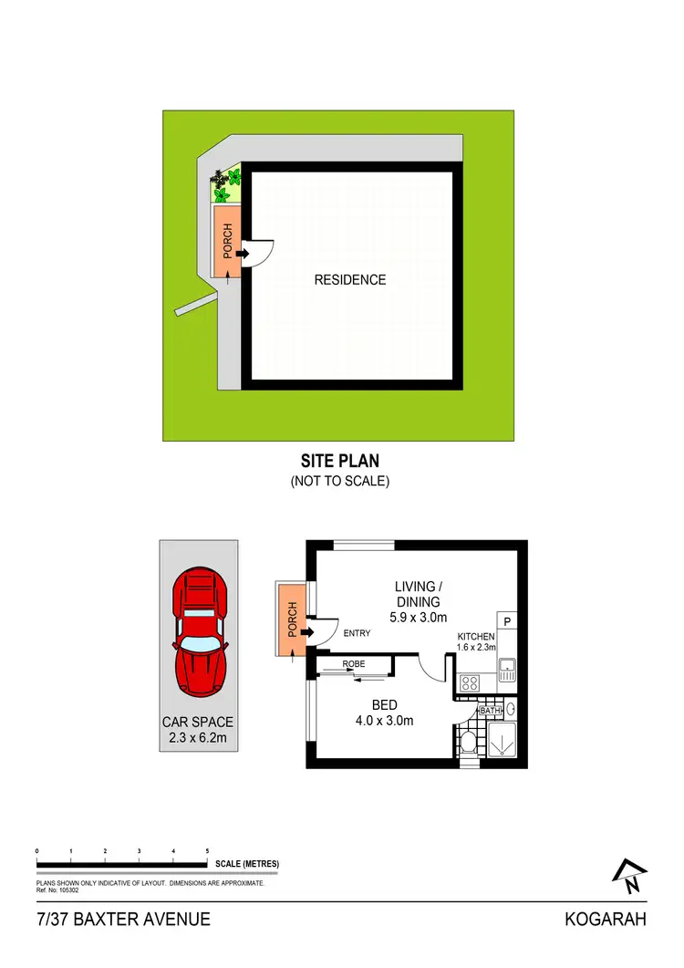 Floorplan of Homely villa listing, 7/37 Baxter Avenue, Kogarah NSW 2217