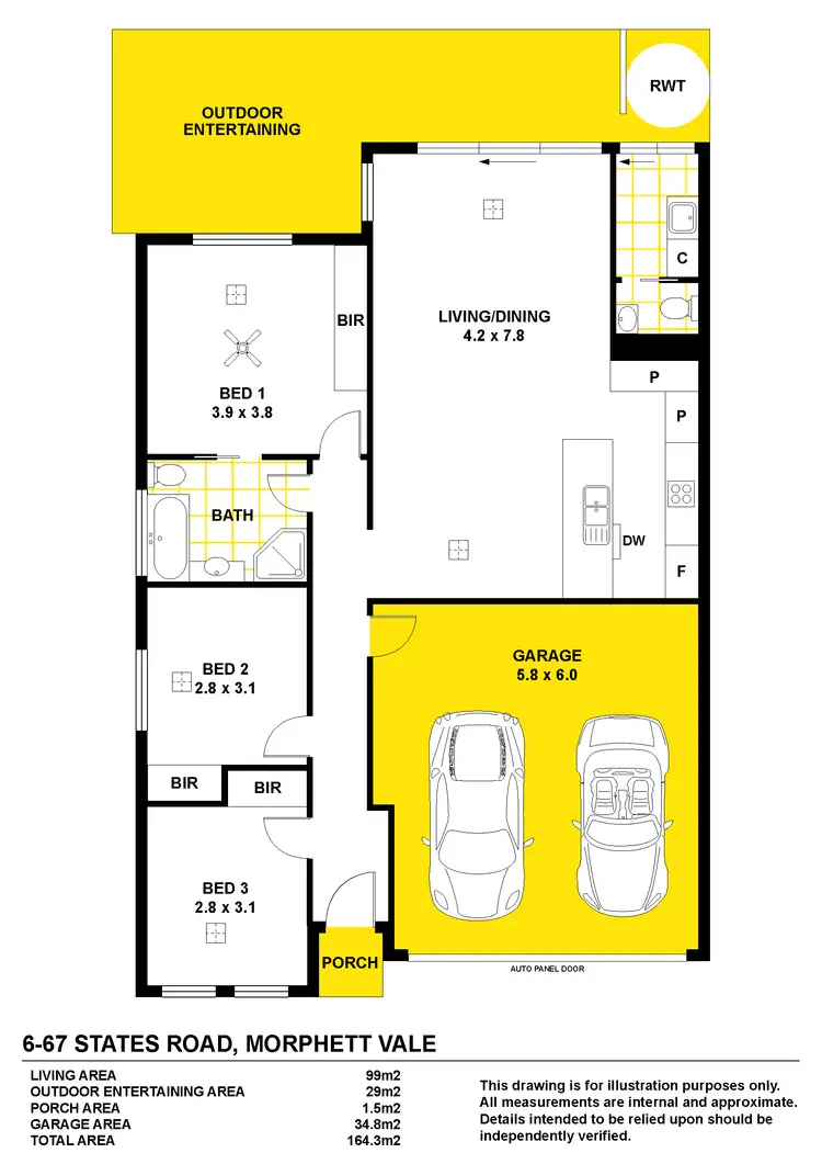 Floorplan of Homely house listing, 6/67 States Road, Morphett Vale SA 5162