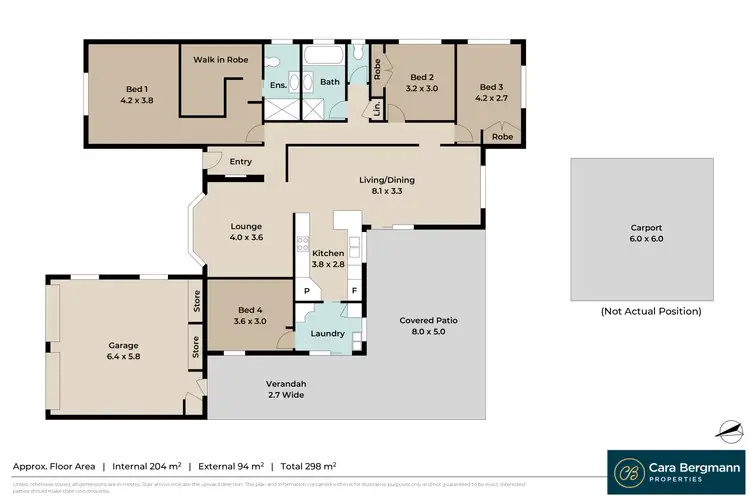 Floorplan of Homely house listing, 74 View Crescent, Arana Hills QLD 4054