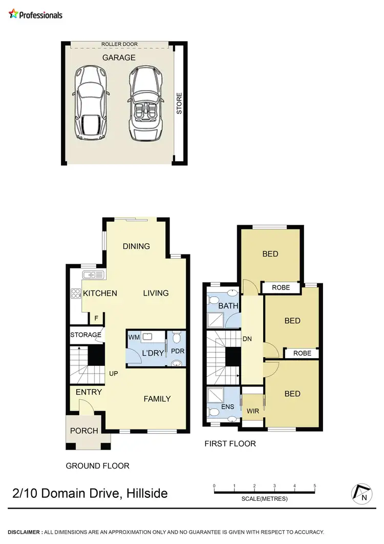 Floorplan of Homely house listing, 2/10 Domain Drive, Hillside VIC 3037