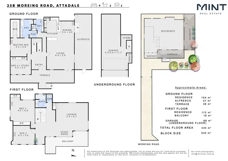Floorplan of Homely house listing, 25B Moreing Road, Attadale WA 6156
