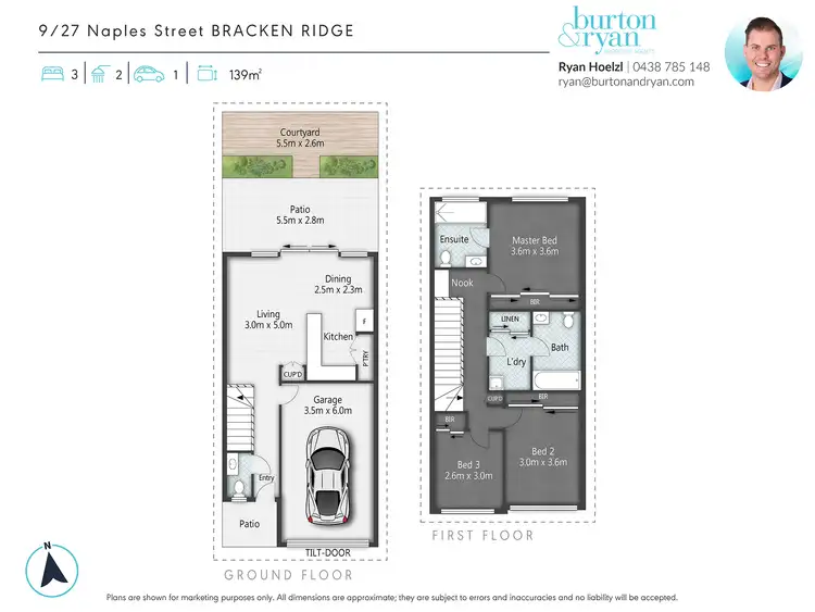 Floorplan of Homely townhouse listing, 9/27 Naples Street, Bracken Ridge QLD 4017